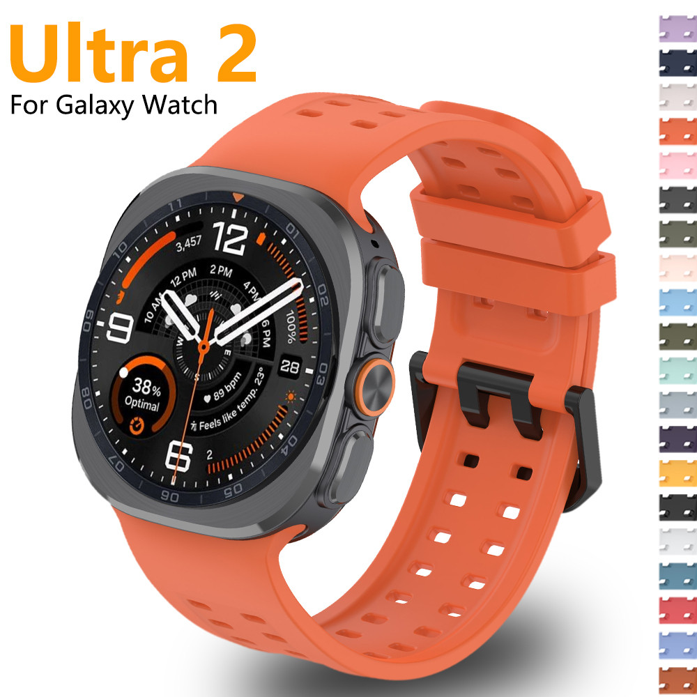 Dây Đeo Silicon Cho Samsung Galaxy Watch Ultra 2 Dây Thể Thao Cho Galaxy Watch Ultra 2 Vòng Mềm Dây 