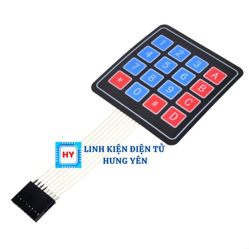 Bàn Phím Ma Trận Mềm 4x4 Keypad
