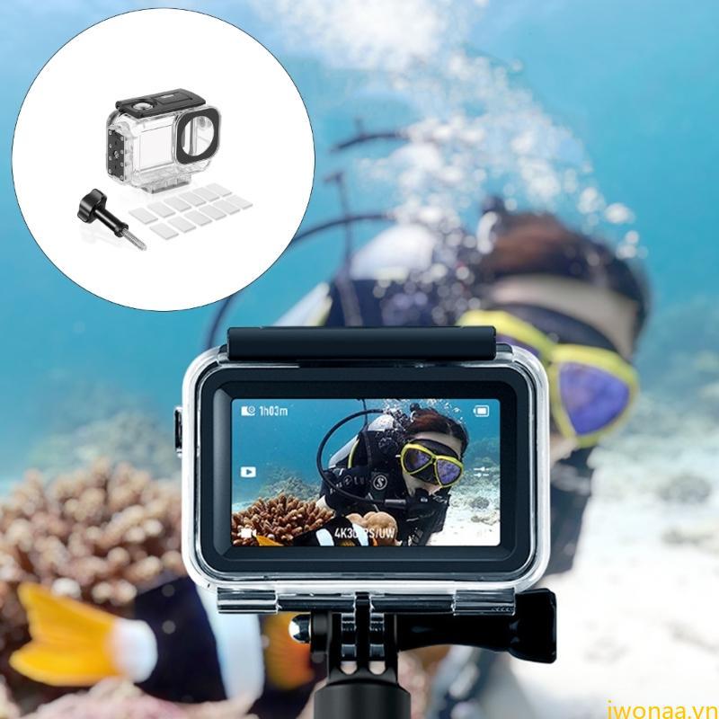 Vỏ chống nước IWO cho Camera hành động Action5PRO 4 3 60M Bảo vệ lặn sâu Chống sốc với ống kính quan