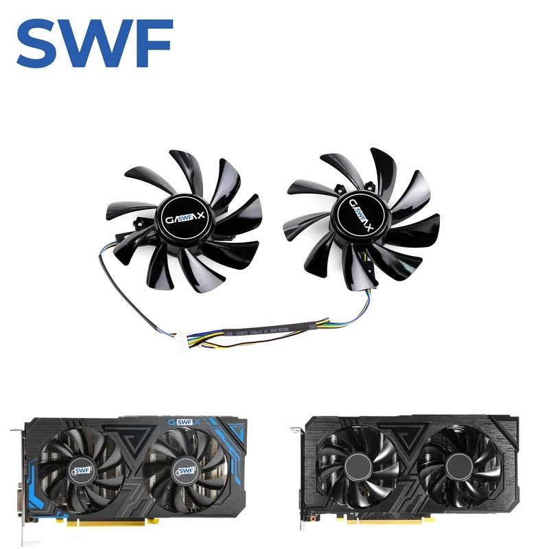 * 85MM Quạt Làm Mát Thay Thế Cho KFA2 GALAX GTX 1660 SUPER TI RTX 2060 EX Card Đồ Họa Quạt Làm Mát T