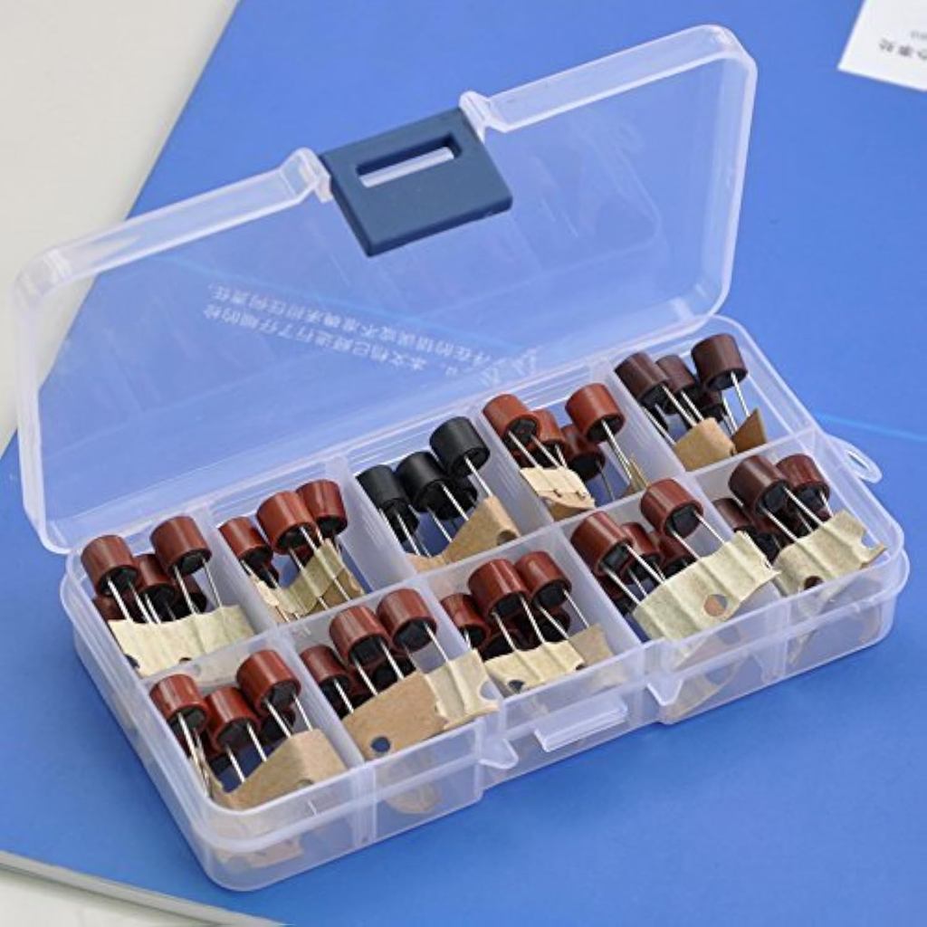 Electronics-Salon Slow Blow TR5 Series Micro Fuse Assortment Kit, 10 Giá Trị Mỗi 5 Cái: 315mA 500mA 