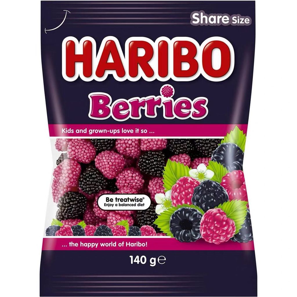 Úc Daigou Haribo Haribo Haribo Raspberry Jam Gummy Snacks Trẻ em 0805