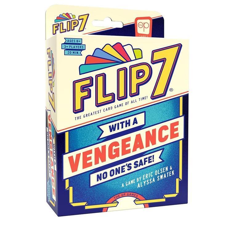Flip 7 with a Vengeance Card Game Trò chơi Trò chơi trong nhà For 3+ Players Ages 8+