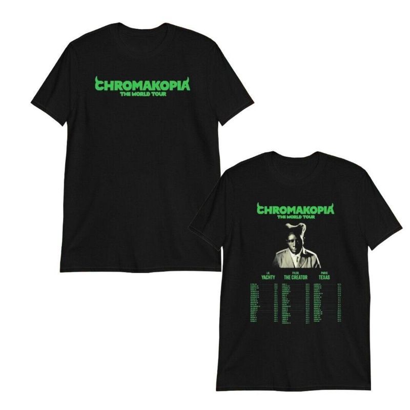Áo thun Camiseta Unisex Algodão Chromakopia Tyler Creator