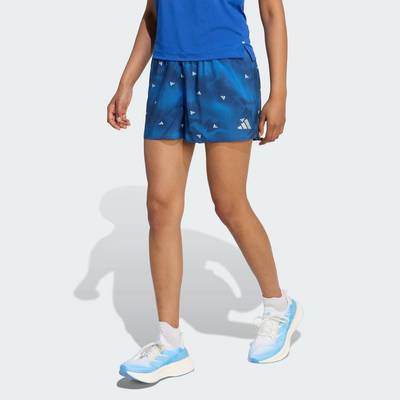 adidas Chạy Quần Short Chạy Bộ adi365 Essentials Brand Love Nữ Màu xanh da trời KD3957