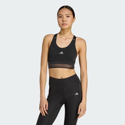 adidas Gym & Training Áo Bra Adi365 Running CLIMACOOL Nữ Đen JW9081