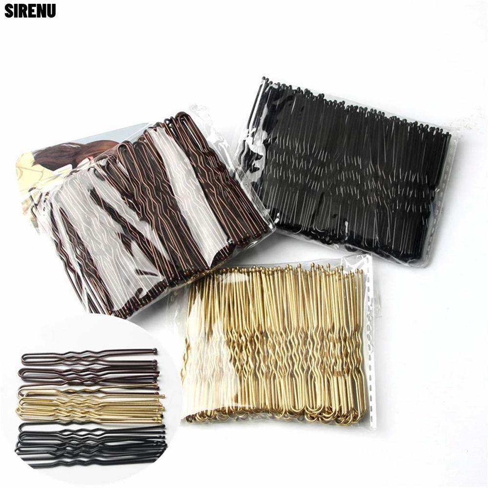 SIRENU 50 Cái / túi Kẹp Tóc Sóng Barrettes Cô Dâu Nhăn Kẹp Tóc