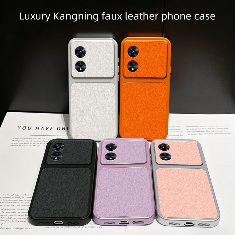 Dành Cho Oppo A97 5G Ốp điện thoại Oppo A97 Bao Da Oppo A97 Vỏ Bảo Vệ Ống Kính Sang Trọng Bảo Vệ Mặt