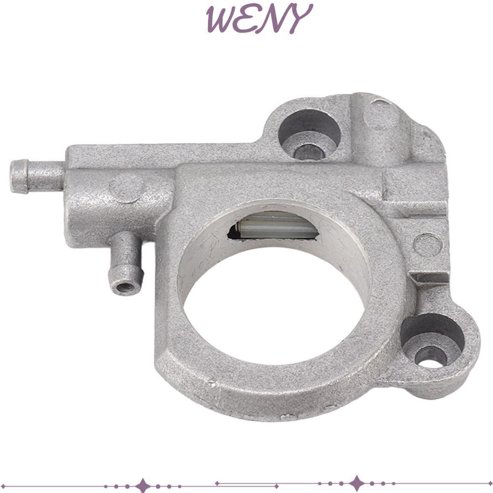Lắp ráp dầu tự động IWENNEYQR, Máy bơm dầu cưa xích bạc sắt, Máy bơm dầu cưa xích nhỏ gọn cho CS550P