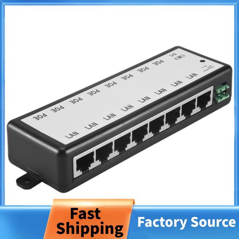 8 cổng Poe Injector Poe Splitter cho mạng Cctv Poe Camera Power Over Ethernet mee802.3Af