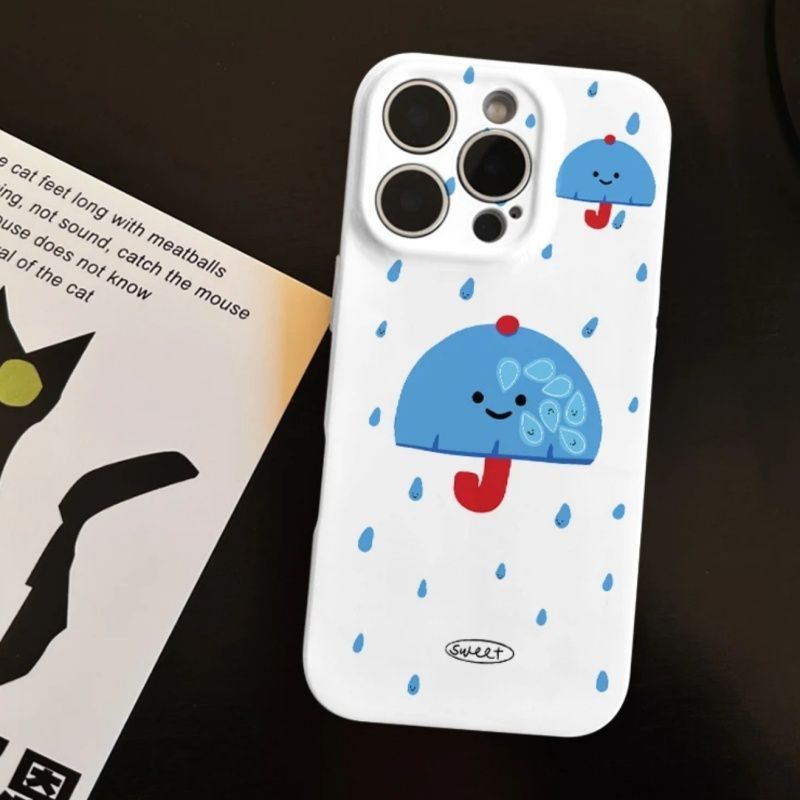 Ốp Điện Thoại Ô Dù Giọt Nước Thích Hợp Cho Apple 17 Vỏ Điện Thoại 16 / 15promax14plus / 13 Bộ 12iPho