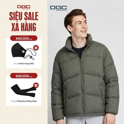 Áo Khoác Phao Nam DGC Giữ Nhiệt Chống Gió Thiết Kế Trẻ Trung, Năng Động Thời Trang WAJKBE138M-S