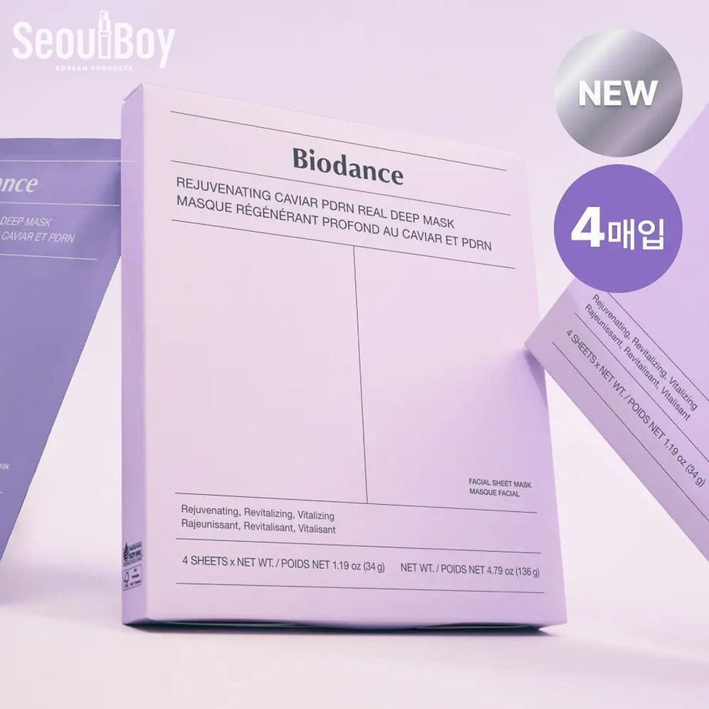 New Product#Facial Mask biodance Collagen mask, caviar milk skin exfoliating and moisturizing two-pi