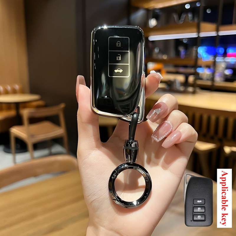 MỚI TPU Xe Từ Xa Chìa Khóa Vỏ Fob Dành Cho Xe Lexus NX IS RX ES GX LX LS UX GS 200 260 300 350 NX200