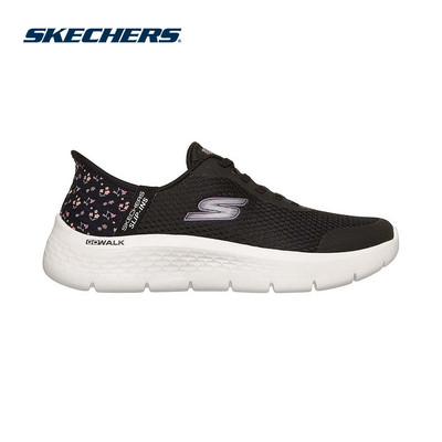 Giày Thể Thao Nữ Skechers Slip-Ins GOwalk Flex Lily Rose Đi Bộ - 125525-BLK Air-Cooled Memory Foam