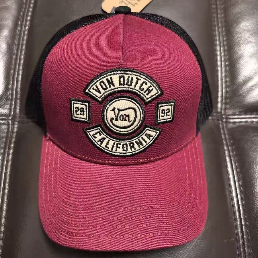 Mũ bóng chày VON Unisex Thêu chống nắng Lưới thêu DUTCH Trucker Hat