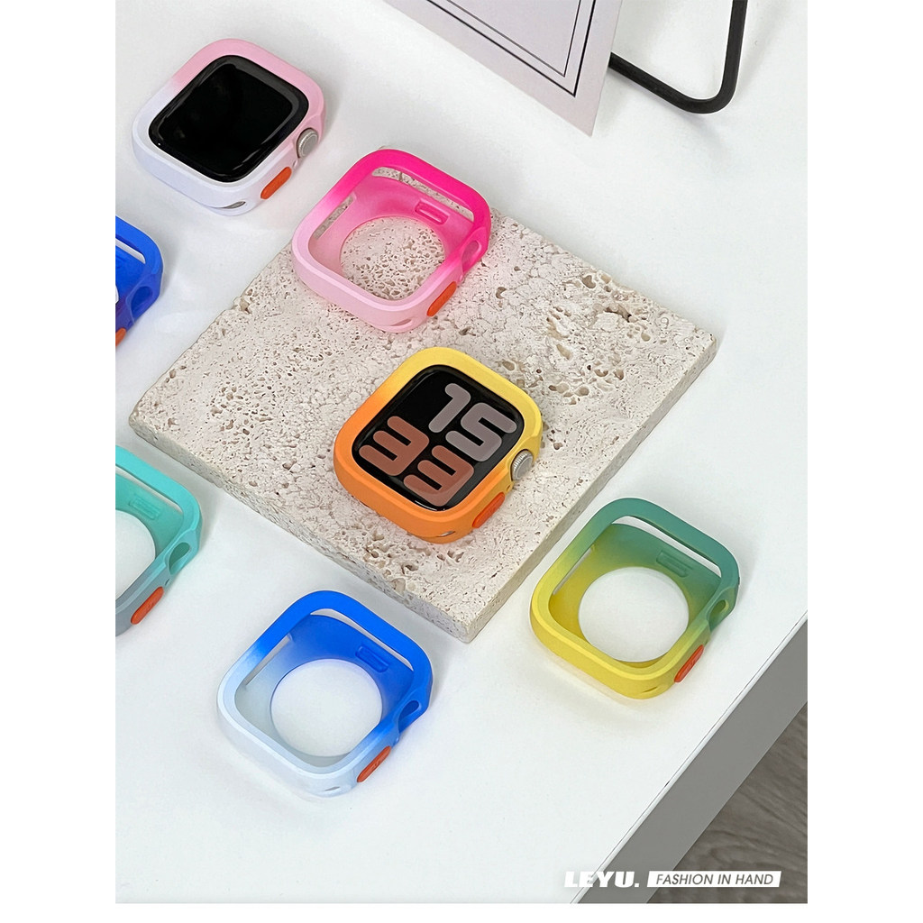 Leyu Thích hợp cho Apple Watch 9 / 10 Vỏ bảo vệ iwatch7 Generation 8 Vỏ bảo vệ Apple watch6 / s9 Hal