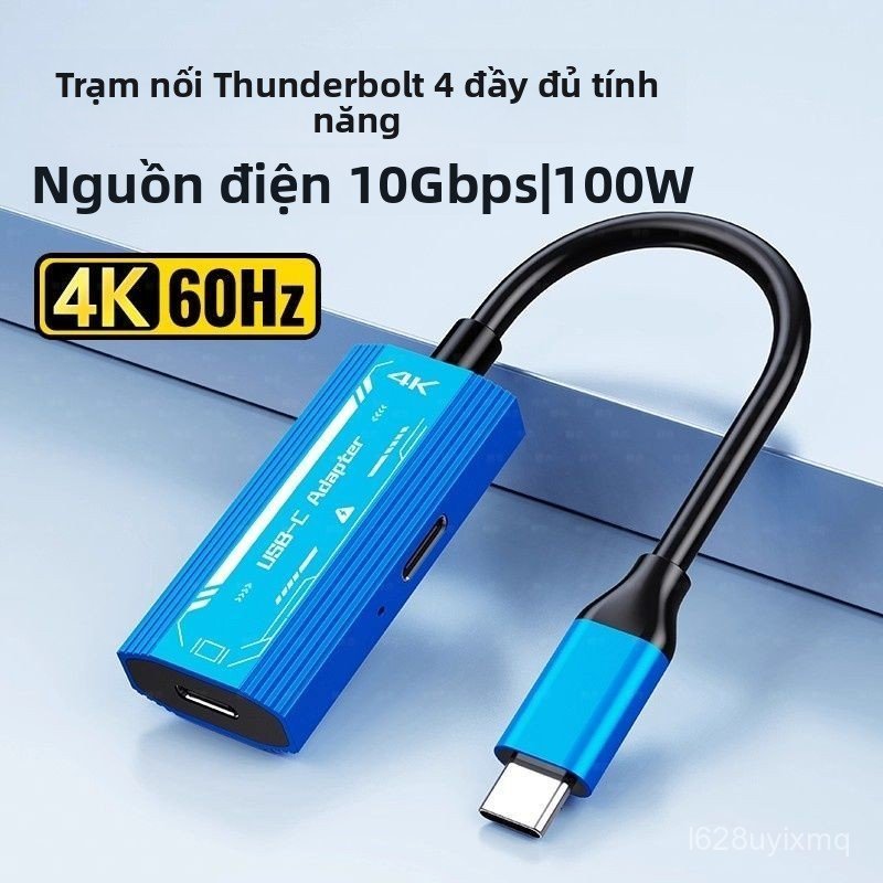 Hub Type-C đa năng Thunderbolt 4/3 chuyển đổi video trình chiếu cho điện thoại laptop