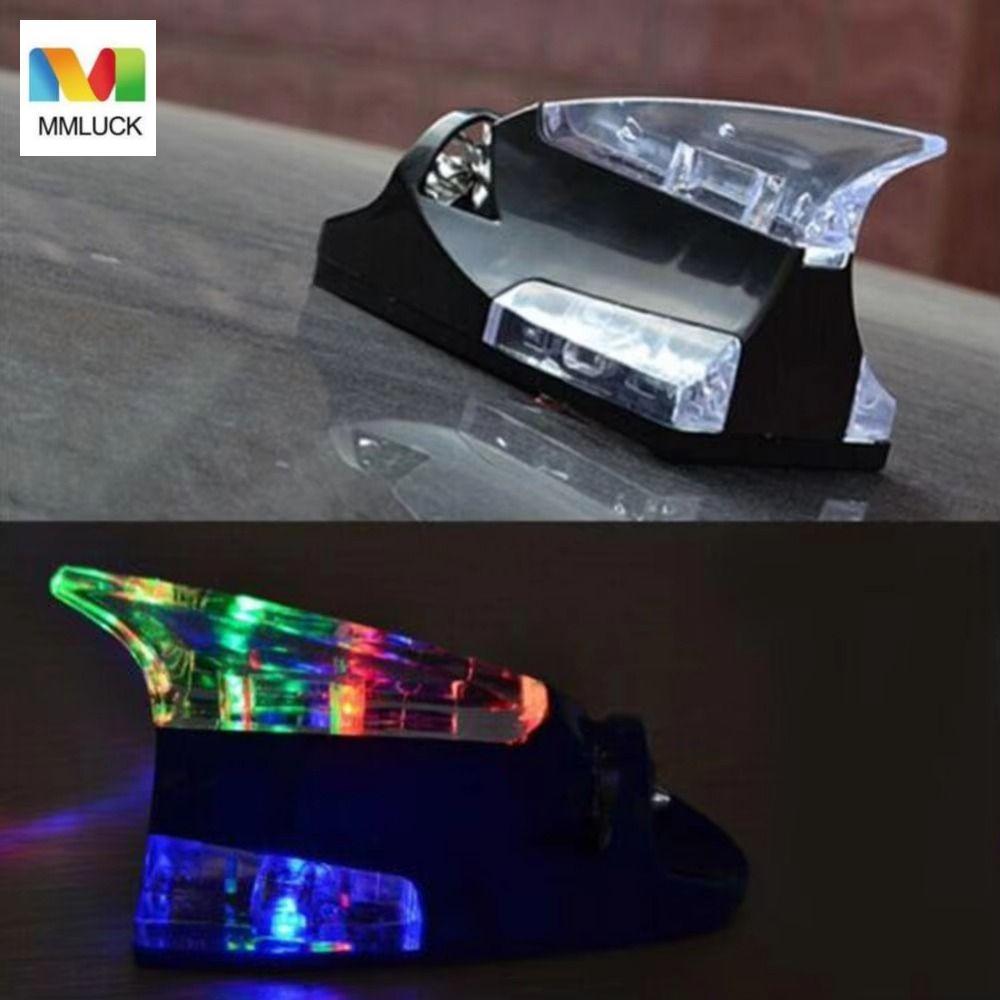 Đèn cảnh báo an toàn tự động MMLUCK, Đèn LED cảnh báo chống nước phía sau, Đèn nhấp nháy hình vây cá