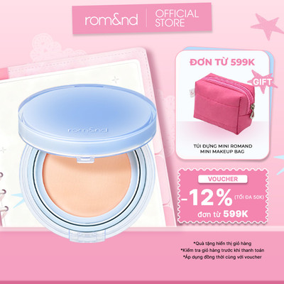 [Rom&nd] [Ve-easy] Phấn Nước Cho Da Căng Bóng Romand Bare Water Cushion 20g