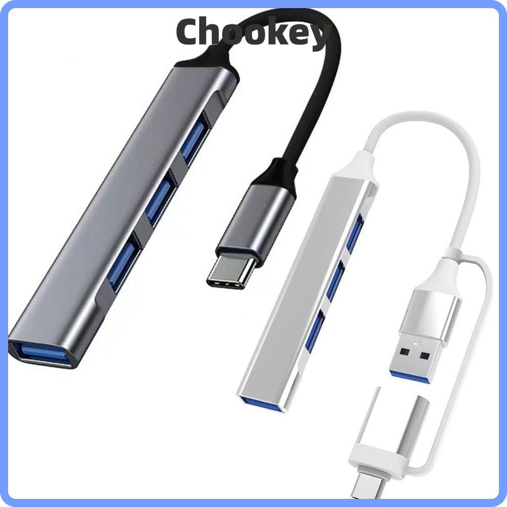 CHOOKMY USB-C HUB, 4 TRONG 1 Laptop PC Type-C Splitter, Universal Hợp Kim Nhôm Tốc Độ Cao USB 3.0 Do