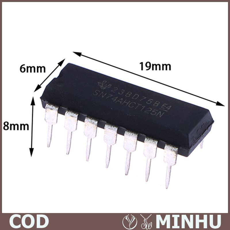 5 cái/lốc sn74ahct125n 74ahct125 74ahct125n trong dòng Dip-14 logic chip