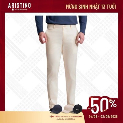 Quần Kaki Nam Aristino phom tôn dáng, Cotton Co Giãn Cao Cấp, thoải mái tối đa AKK0010S0