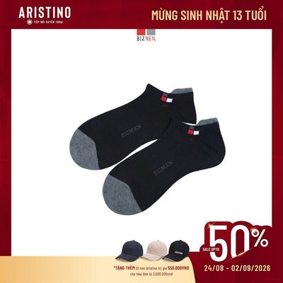 Tất nam công sở cổ ngắn cao cấp Aristino Bizmen - CSP07