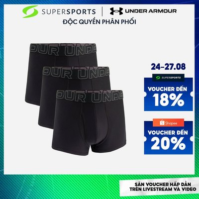 Đồ Lót Nam Under Armour Performance Tech 3Inch - Đen - 1383882-001