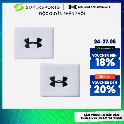 Băng Đeo Cổ Tay Thể Thao Nam Under Armour Performance Wristbands - 1276991-100