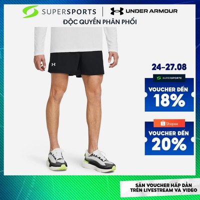 Quần Ngắn Thể Thao Nam Under Armour Launch 5 Inch - Đen - 1382617-001 ADS10 LS400