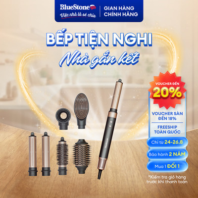 Máy Tạo Kiểu Tóc BlueStone HSB-1768 | 1400W – Sấy & Tạo Kiểu 6in1 | Tóc Bồng Bềnh, Không Khô Xơ | Chính Hãng – BH 2 Năm