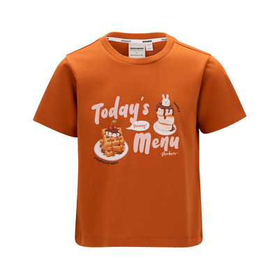Cropped Tee Bé Gái Skechers Food Truck Cropped Tee - SL125G075-BRN1 Online Sale