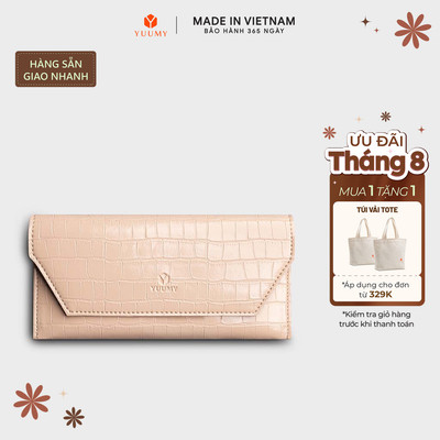 Ví Yuumy ( Thời trang nữ kiểu cầm tay dáng dài - Ví da Verein YV94) Bagsmart