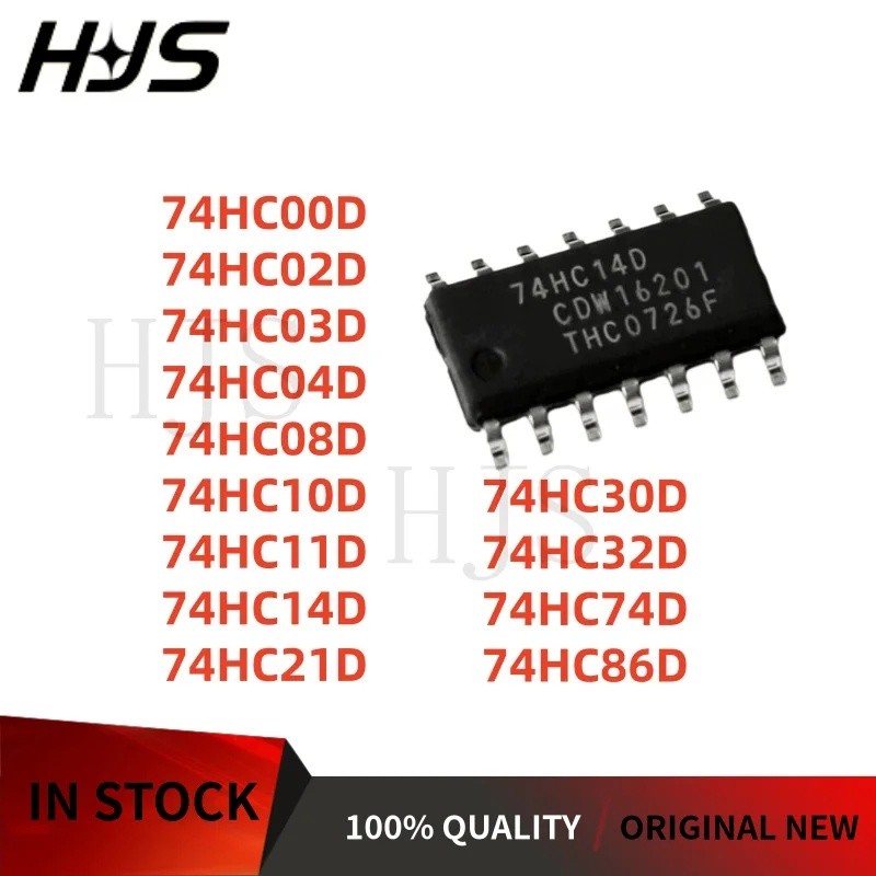 5 CHIẾC 74HC74D 74HC08D 74HC11D 74HC14D 74HC21D 74HC04D 74HC03D 74HC10D 74HC00D 74HC30D 74HC32D 74HC