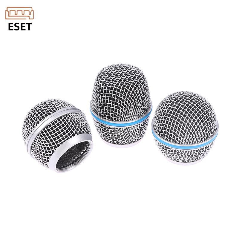 MỚI Micro Thay Thế Đầu Lưới Thép Micro Cầm Tay Lưới Nướng Đầu Phù Hợp Với Shure Beta 57A 58A 87A 845