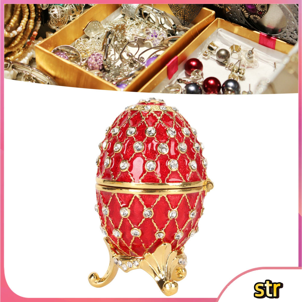 Str Hộp đựng trang sức kim loại Pomya Bejeweled Hộp đựng đồ trang sức bằng kim loại đa năng hình quả