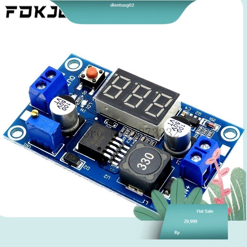 Mô Đun Tăng Áp DC-DC XL6009 4.5-32V Lên 5-52V Có Màn Hình LED Hiển Thị