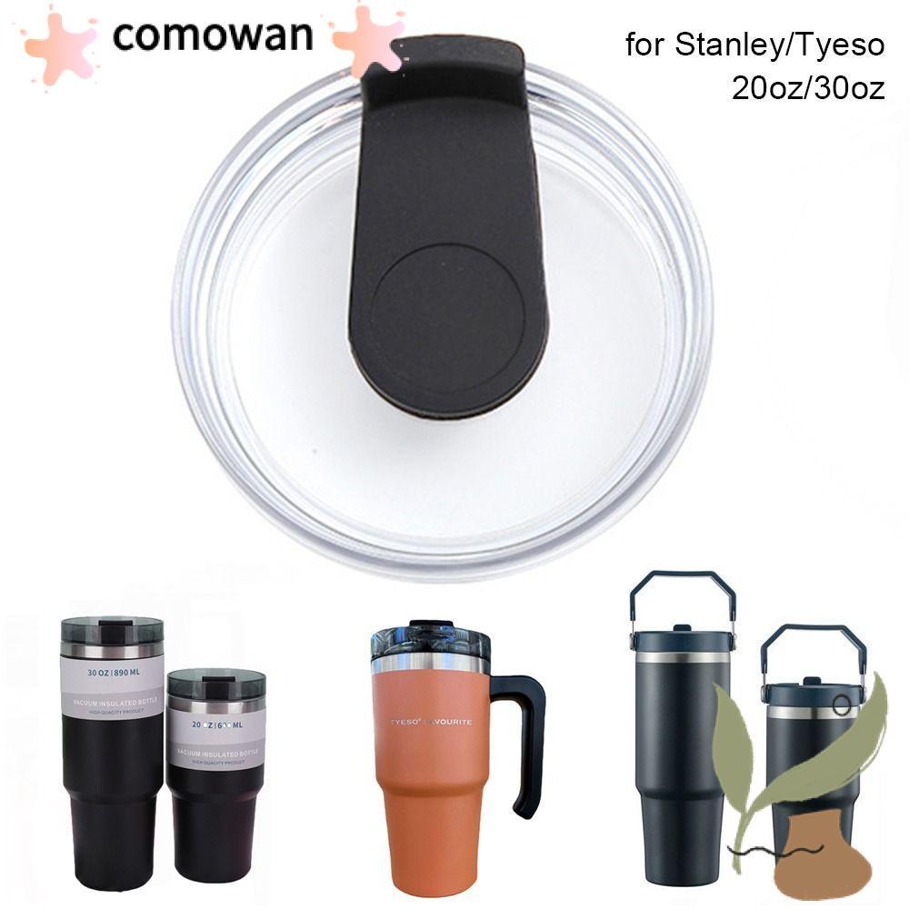 Nắp chai COMOWAN, Không có nắp cốc 20oz / 30oz, Nắp thay thế niêm phong nhựa đa năng chống tràn bền 