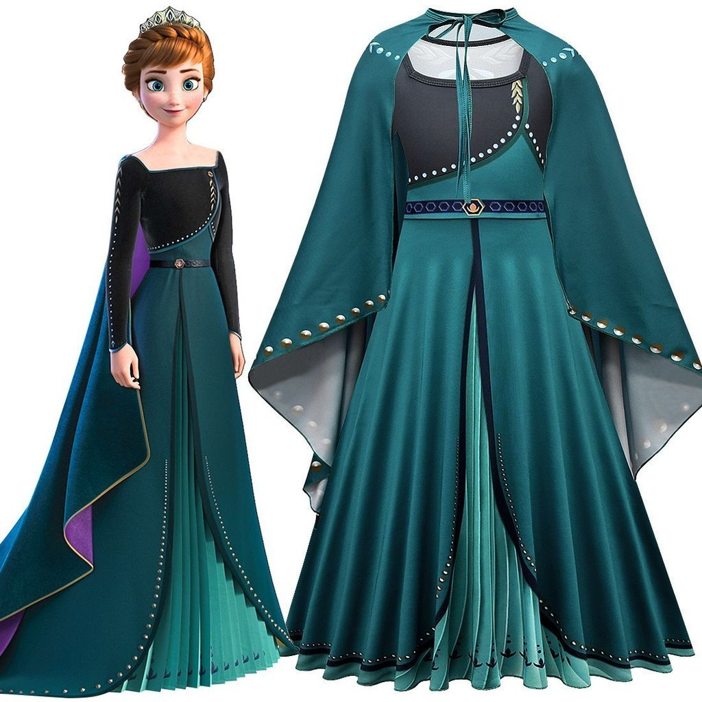 Frozen Elsa Anna Trang Phục Hóa Trang Frozen Elsa Anna Cosplay Trang Phục Váy Dài Áo Váy A1YQ