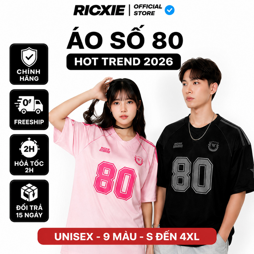 No.80 Unisex Basic Form Nam Nữ Xu Hướng Hot Ricxie