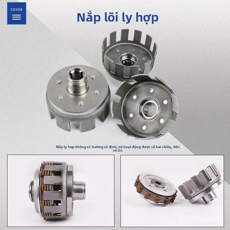 Cụm ly hợp phụ tùng máy xới đất nhỏ 12 răng 171/178/186, lõi ly hợp đảo chiều, chắc chắn