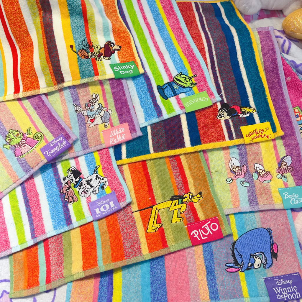 Xuất Khẩu Dễ Thương Khăn Vuông Eeyore Donkey Spotd Dog Spring Dog Thêu Vuông Dễ Thương Mặt Khăn Hoạt