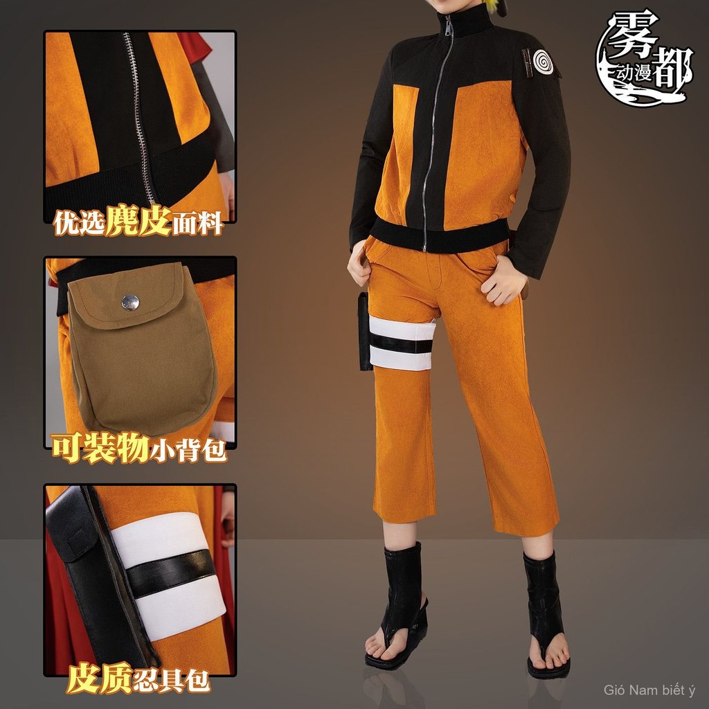 Naruto Shippuden Naruto cosplay Áo choàng Naruto phiên bản Tiên nhân cos