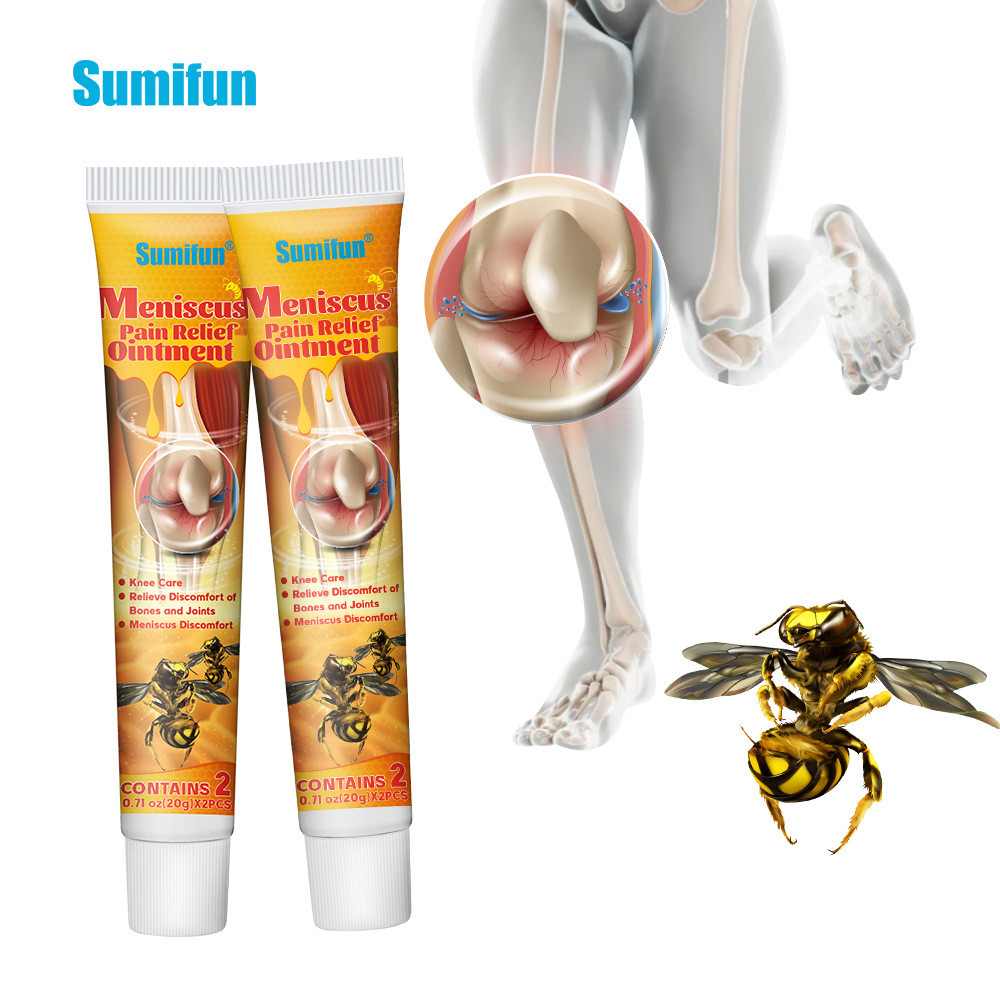 Bán chạy#sumifun Bee Venom Cream Vai Cổ Eo Chân Meniscus Joint Care Cream Plus Volume 2 Gói ngày