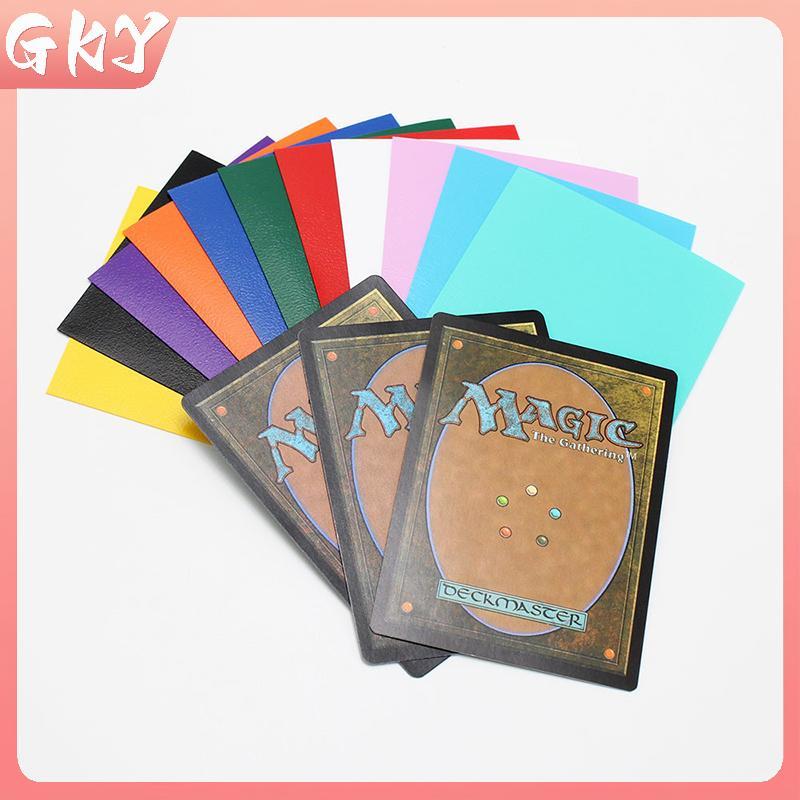 GKY 100 Chiếc 66 * 91 Mm Màu Penny Matte Katana Trading Card Tay Giá Đỡ Lá Chắn Board Games Magical 