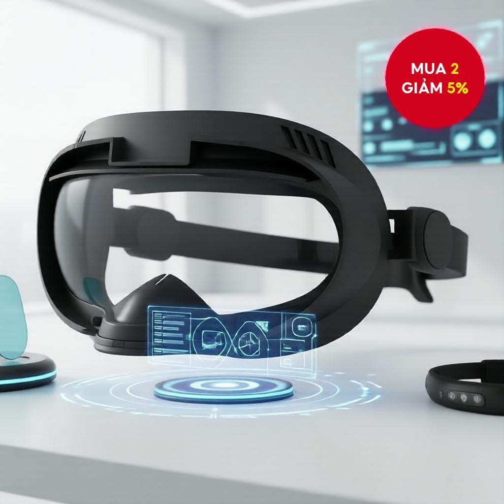 1 cái Đệm Mặt & Tấm Che Mặt cho Oculus Quest 2, Đệm Xốp PU Chống Mồ Hôi - Phụ Kiện VR cho Meta Quest