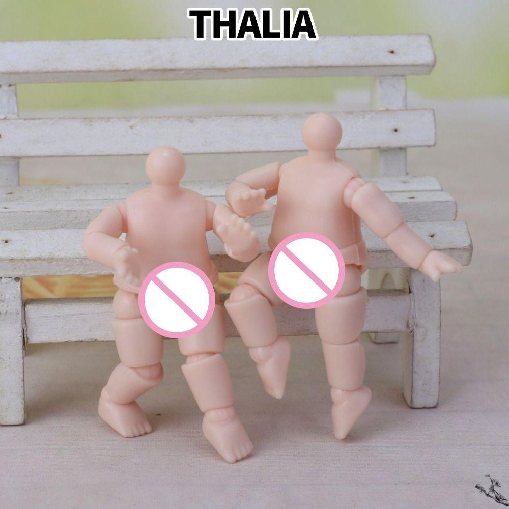 THHALIA‌ Hình Búp Bê, Nhiều Khớp Anime Búp Bê Cơ Thể Búp Bê, PVC Bền Cao 6,3 cm BJD Thân Búp Bê Cho 