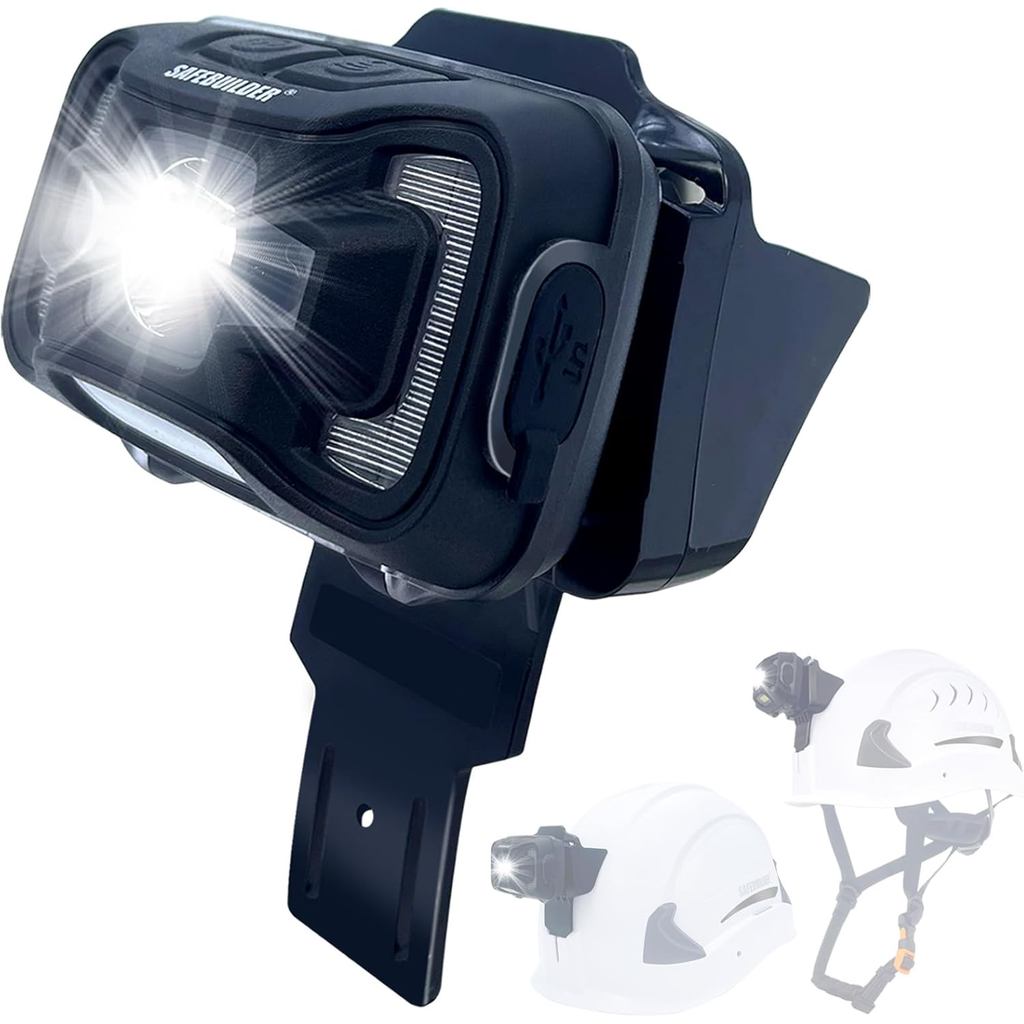 Đèn pha sạc SAFEBUILDER G2HL01 cho mũ cứng G2C Type II Phụ kiện đèn pha cho mũ bảo hiểm an toàn G2E 