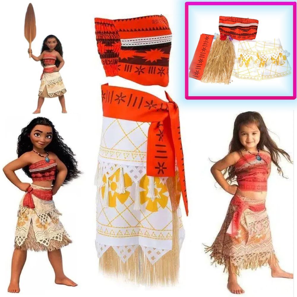 Đại Dương Moana Moana Trang Phục Người Lớn Trẻ Em Moana Moana Moana Đầm Công Chúa Halloween Trang Ph